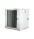 Lanberg Rack cabinet 19" double-section wall-mount 12U/600x600 (flat pack) WF02-6612-10S Grey