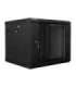 Lanberg Rack cabinet 19" double-section wall-mount 9U/600x600 (flat pack) WF02-6609-10B Black