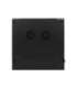 Lanberg Rack cabinet 19" double-section wall-mount 9U/600x600 (flat pack) WF02-6609-10B Black