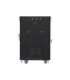 Lanberg Rack cabinet 19" free-standing 15U/600x600 (flat pack) with glass door, LCD FF01-6615-12BL Black