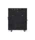 Lanberg Rack cabinet 19" free-standing 15U/600x800 (flat pack) with glass door, LCD FF01-6815-12BL Black