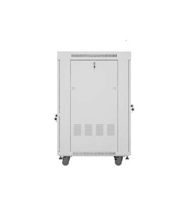 Lanberg Rack cabinet 19" free-standing 22U/600x800 (flat pack) with glass door FF01-6822-12SL Grey