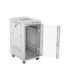 Lanberg Rack cabinet 19" free-standing 22U/600x800 (flat pack) with glass door FF01-6822-12SL Grey