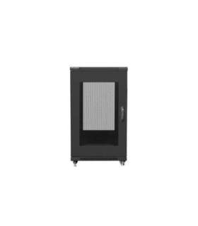 Lanberg Rack cabinet 19" free-standing 22U/600x800 (flat pack) with mesh door FF01-6822-23B Black