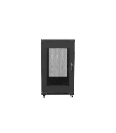 Lanberg Rack cabinet 19" free-standing 22U/600x800 (flat pack) with mesh door FF01-6822-23B Black