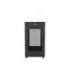 Lanberg Rack cabinet 19" free-standing 22U/800x800 (flat pack) with glass door, LCD FF01-8822-23BL Black