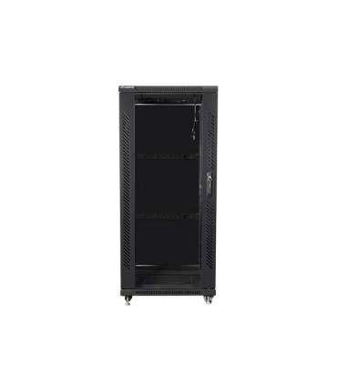 Lanberg Rack cabinet 19" free-standing 27U/600x600 (flat pack) FF01-6627-12B Black