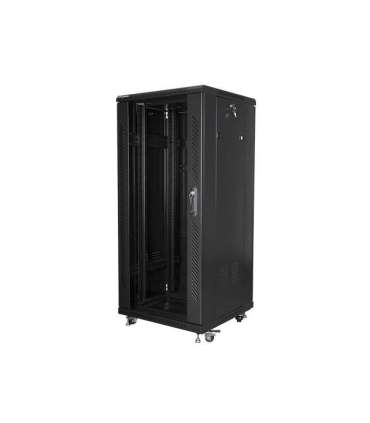 Lanberg Rack cabinet 19" free-standing 27U/600x600 (flat pack) FF01-6627-12B Black