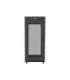 Lanberg Rack cabinet 19" free-standing 27U/600x600 (flat pack) with mesh door, LCD FF01-6627-23BL Black