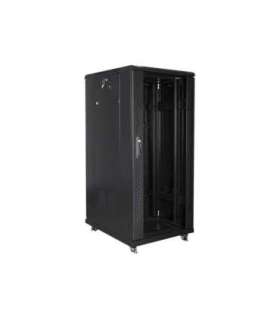 Lanberg Rack cabinet 19" free-standing 27U/600x800 (flat pack) FF01-6827-12B Black