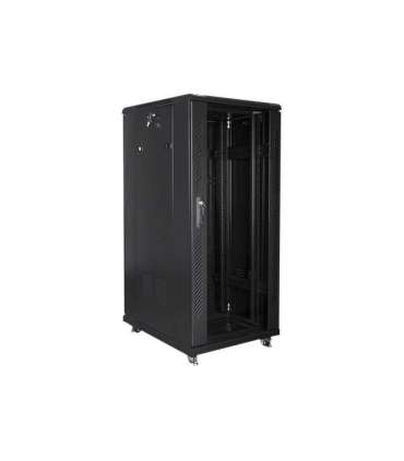 Lanberg Rack cabinet 19" free-standing 27U/600x800 (flat pack) FF01-6827-12B Black