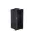 Lanberg Rack cabinet 19" free-standing 27U/600x800 (flat pack) with glass door, LCD FF01-6827-12BL Black