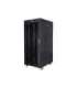 Lanberg Rack cabinet 19" free-standing 27U/600x800 (flat pack) with glass door, LCD FF01-6827-12BL Black
