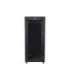 Lanberg Rack cabinet 19" free-standing 27U/800x1000 (flat pack) with glass door, LCD FF01-8027-12BL Black