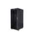 Lanberg Rack cabinet 19" free-standing 27U/800x1000 (flat pack) with glass door, LCD FF01-8027-12BL Black