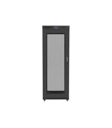 Lanberg Rack cabinet 19" free-standing 27U/800x1200 (flat pack) with mesh door, LCD FF01-8227-23BL Black