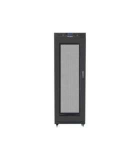 Lanberg Rack cabinet 19" free-standing 37U/600x800 (flat pack) with mesh door, LCD FF01-6837-23BL Black