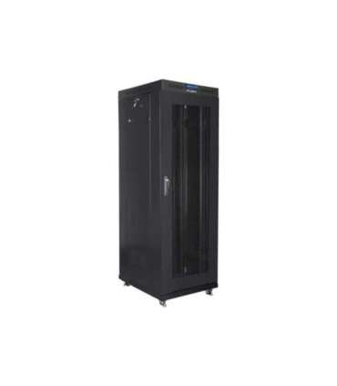 Lanberg Rack cabinet 19" free-standing 37U/600x800 (flat pack) with mesh door, LCD FF01-6837-23BL Black