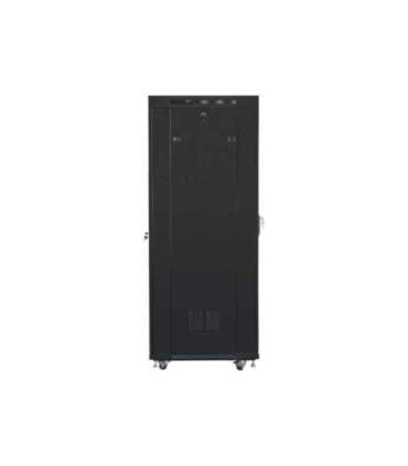 Lanberg Rack cabinet 19" free-standing 37U/600x800 (flat pack) with mesh door, LCD FF01-6837-23BL Black