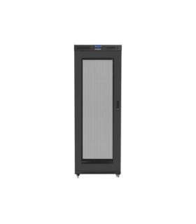 Lanberg Rack cabinet 19" free-standing 37U/800x1000 (flat pack) with glass door lCD V2 FF01-8037-23BL Black