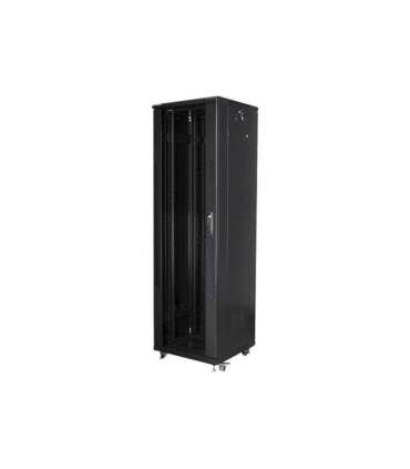 Lanberg Rack cabinet 19" free-standing 42U/600x600 (flat pack) FF01-6642-12B Black
