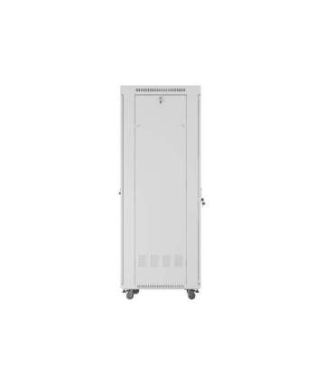 Lanberg Rack cabinet 19" free-standing 42U/600x800 (flat pack) with glass door, LCD FF01-6842-12SL Grey