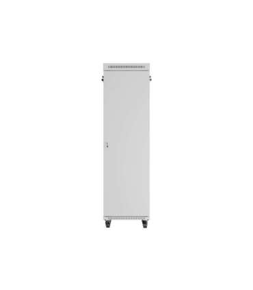 Lanberg Rack cabinet 19" free-standing 42U/600x800 (flat pack) with glass door, LCD FF01-6842-12SL Grey