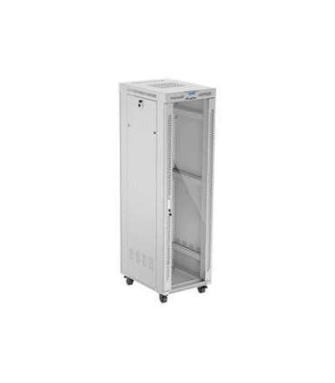 Lanberg Rack cabinet 19" free-standing 42U/600x800 (flat pack) with glass door, LCD FF01-6842-12SL Grey