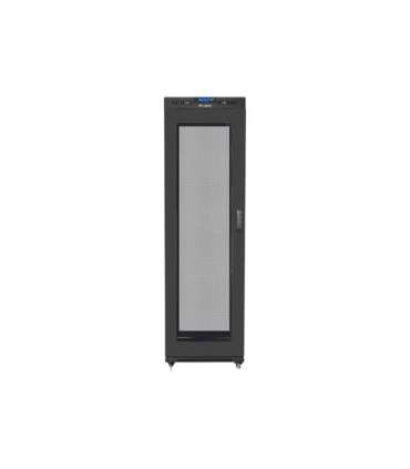Lanberg Rack cabinet 19" free-standing 42U/600x800 (flat pack) with mesh door, LCD FF01-6842-23BL Black