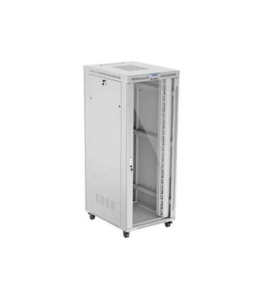 Lanberg Rack cabinet 19" free-standing 42U/800x1000 (flat pack) with glass door, LCD FF01-8042-12SL Grey