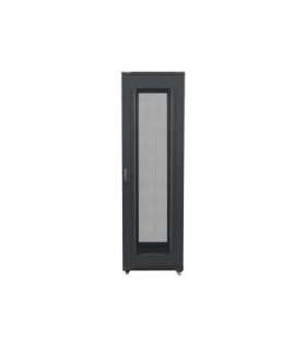 Lanberg Rack cabinet 19" free-standing 42U/800x1000 (flat pack) with mesh door FF01-8042-23B Black
