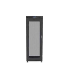 Lanberg Rack cabinet 19" free-standing 42U/800x1000 (flat pack) with mesh door, LCD FF01-8042-23BL Black