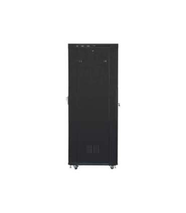 Lanberg Rack cabinet 19" free-standing 42U/800x1000 (flat pack) with mesh door, LCD FF01-8042-23BL Black