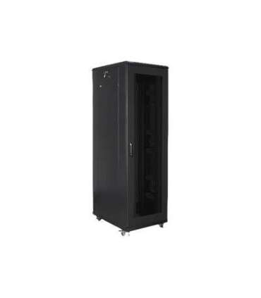 Lanberg Rack cabinet 19" free-standing 42U/800x800 (flat pack) with mesh door FF01-8842-23B Black