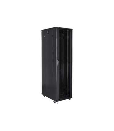 Lanberg Rack cabinet 19" free-standing 47U/800x1000 (flat pack) FF01-8047-12B Black