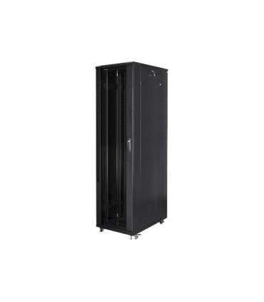 Lanberg Rack cabinet 19" free-standing 47U/800x1000 (flat pack) FF01-8047-12B Black