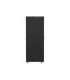 Lanberg Rack cabinet 19" free-standing 47U/800x1000 (flat pack) with glass door, LCD FF01-8047-12BL Black