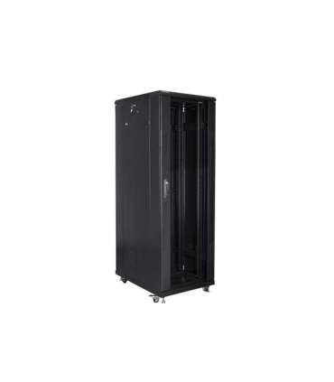 Lanberg Rack cabinet 19" free-standing 47U/800x800 (flat pack) FF01-8847-12B Black