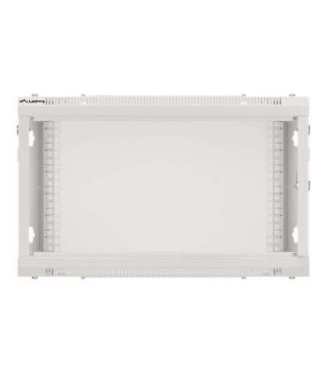 Lanberg Rack cabinet 19" wall-mount 12U/600x450 for self-assembly with metal door (flat pack) WF01-6412-00S Grey