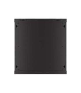 Lanberg Rack cabinet 19" wall-mount 12U/600x450 with perforated door (flat pack) WF01-6412-23B Black