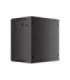 Lanberg Rack cabinet 19" wall-mount 12U/600x450 with perforated door (flat pack) WF01-6412-23B Black