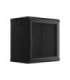 Lanberg Rack cabinet 19" wall-mount 12U/600x450 with perforated door (flat pack) WF01-6412-23B Black