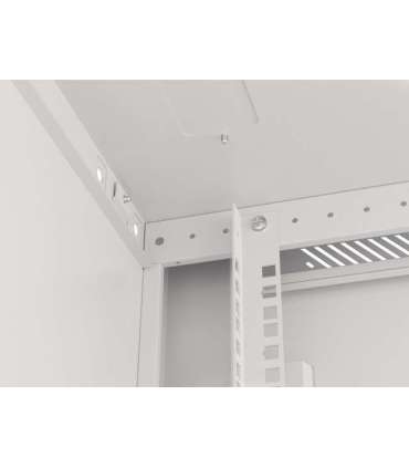 Lanberg Rack cabinet 19" wall-mount 12U/600x600 (flat pack) V2 WF01-6612-10S Grey