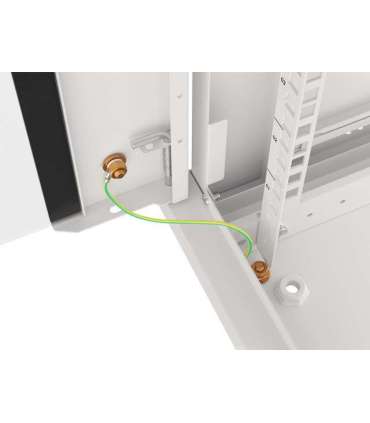 Lanberg Rack cabinet 19" wall-mount 12U/600x600 (flat pack) V2 WF01-6612-10S Grey