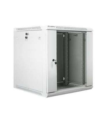 Lanberg Rack cabinet 19" wall-mount 12U/600x600 (flat pack) V2 WF01-6612-10S Grey