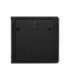 Lanberg Rack cabinet 19" wall-mount 12U/600x600 (flat pack) with glass door WF01-6612-10B Black