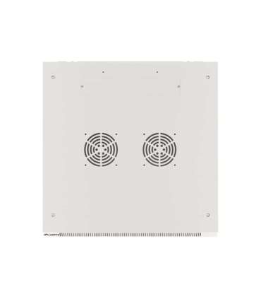 Lanberg Rack cabinet 19" wall-mount 12U/600x600 for self-assembly with metal door (flat pack) WF01-6612-00S Grey