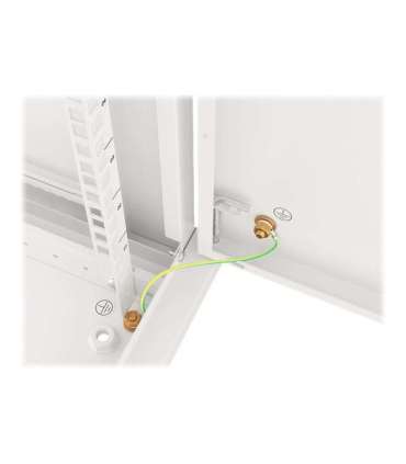 Lanberg Rack cabinet 19" wall-mount 12U/600x600 for self-assembly with metal door (flat pack) WF01-6612-00S Grey