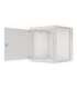 Lanberg Rack cabinet 19" wall-mount 12U/600x600 for self-assembly with metal door (flat pack) WF01-6612-00S Grey