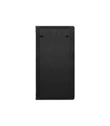 Lanberg Rack cabinet 19" wall-mount 27U/600x600 (flat pack) WF01-6627-10B Black